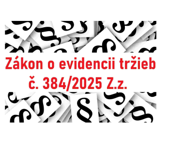 Nový Zákon o evidencii tržieb č. 384/2025 Z.z., od 1. januára 2026 zaviedol povinnosť evidovať tržby cez pokladnicu eKasa 